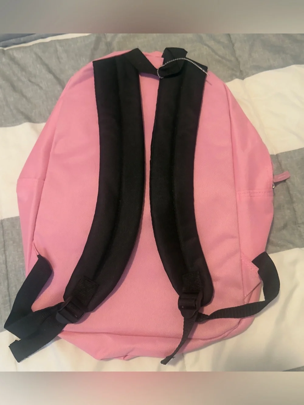 Kids Pink Sequin Panda Backpack with Pom Pom Ears